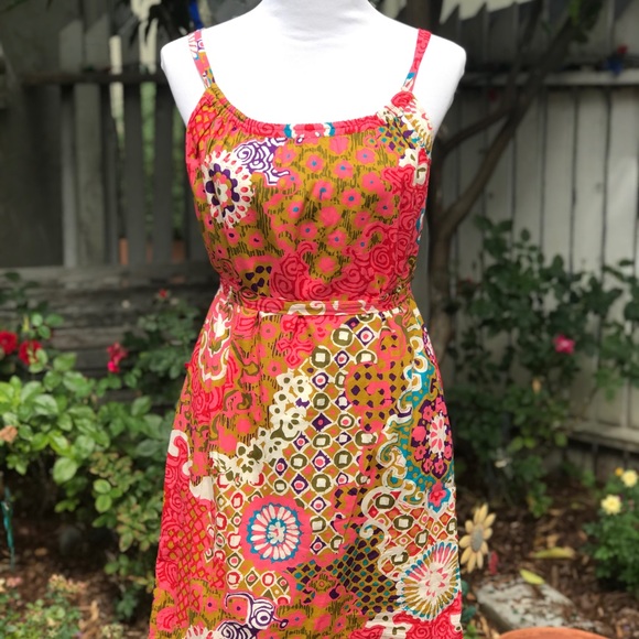 J. Crew Dresses & Skirts - J. Crew Floral Drawstring Neck Shift Dress